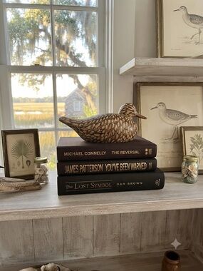 Sophisticated Black Book Stack